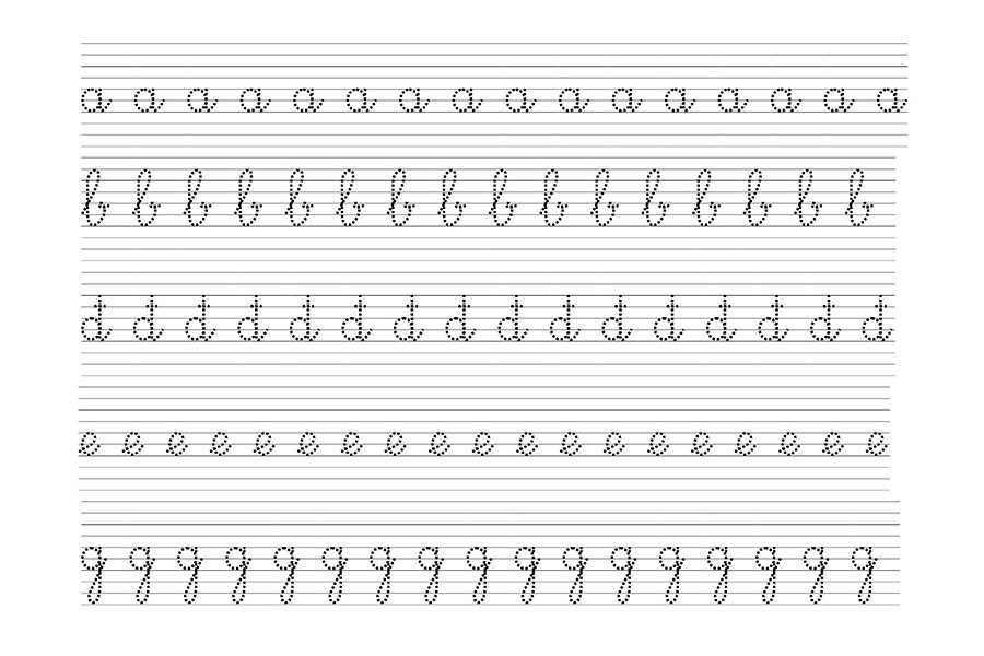 Font chữ tiểu học chuẩn 01