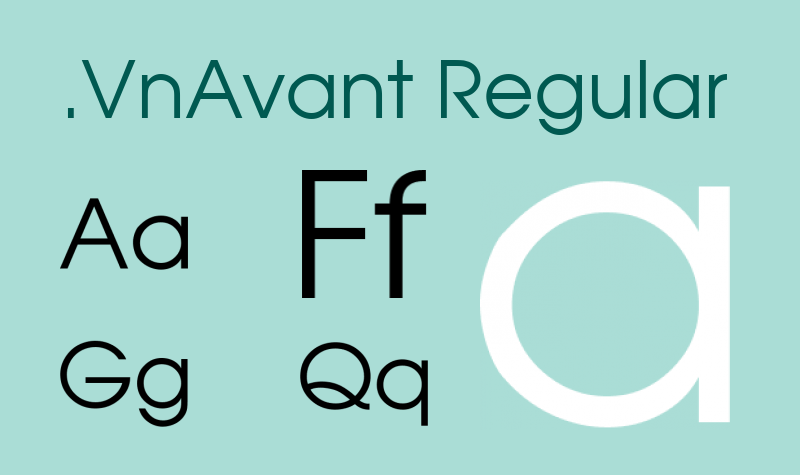 Font VNAvant đẹp 01