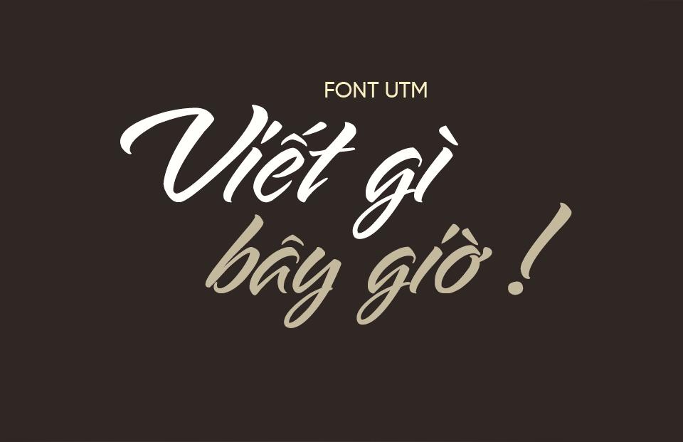 UTM Alpine KT font đẹp 02