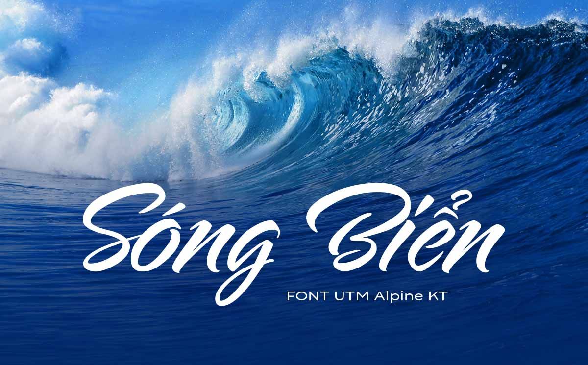 UTM Alpine KT font đẹp 03