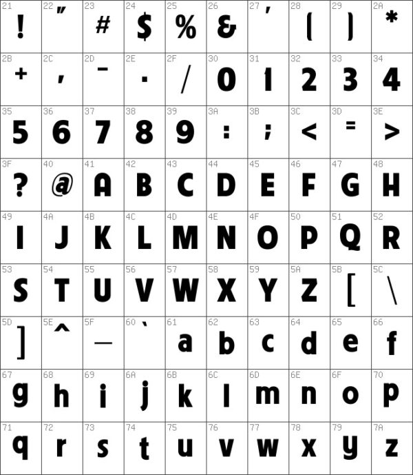 Font UTM American đẹp 05