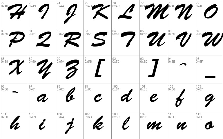 Font Brush Việt hóa đẹp 03