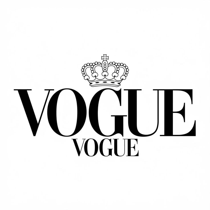 Vogue font PNG thời trang 02