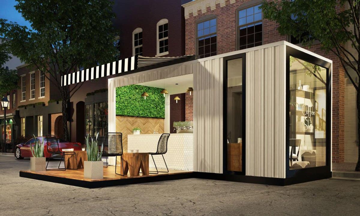 Mẫu quán cà phê lắp ghép từ container đang là ý tưởng thiết kế không gian cà phê độc đáo tại Việt Nam