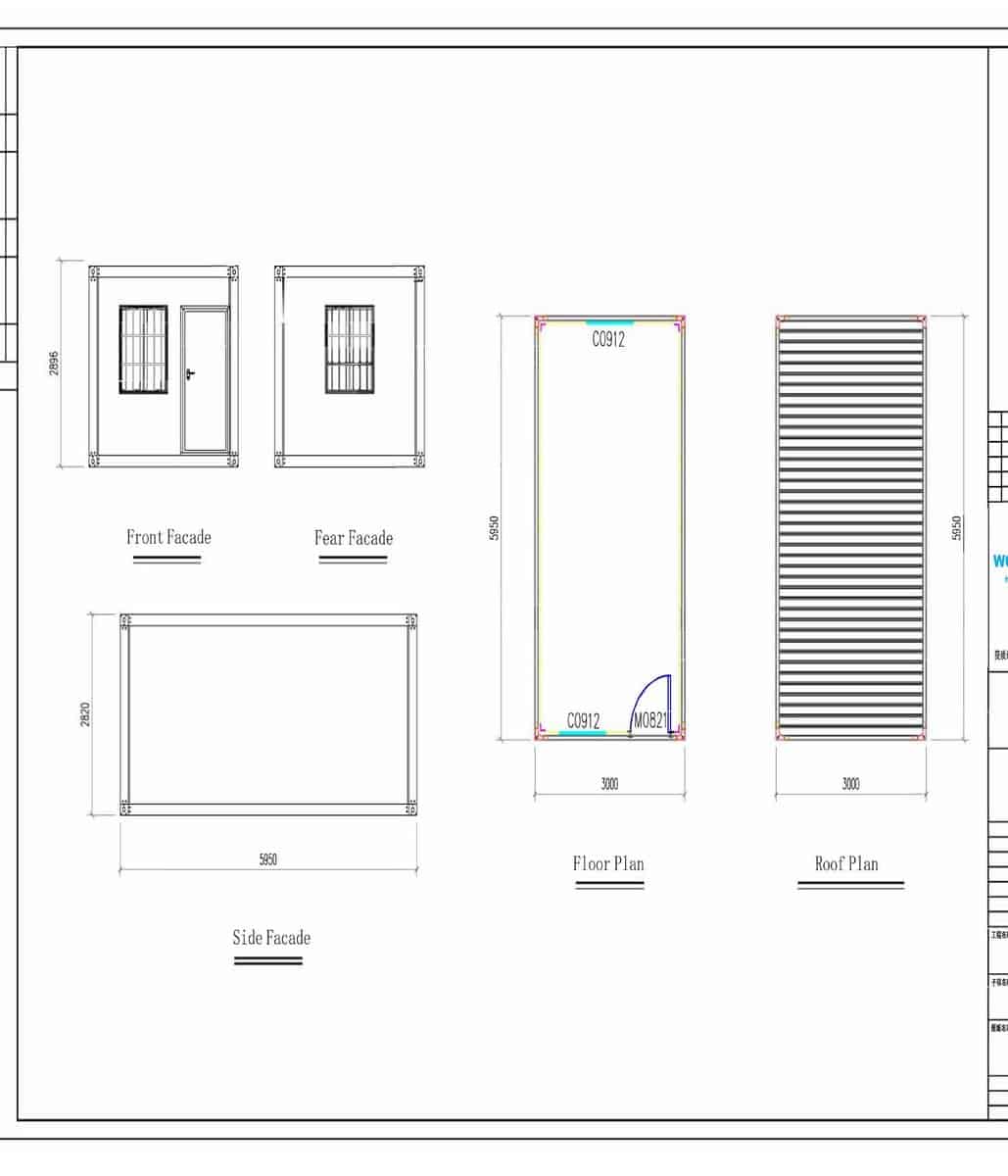 Bản vẽ nhà lắp ghép thông minh BCD House