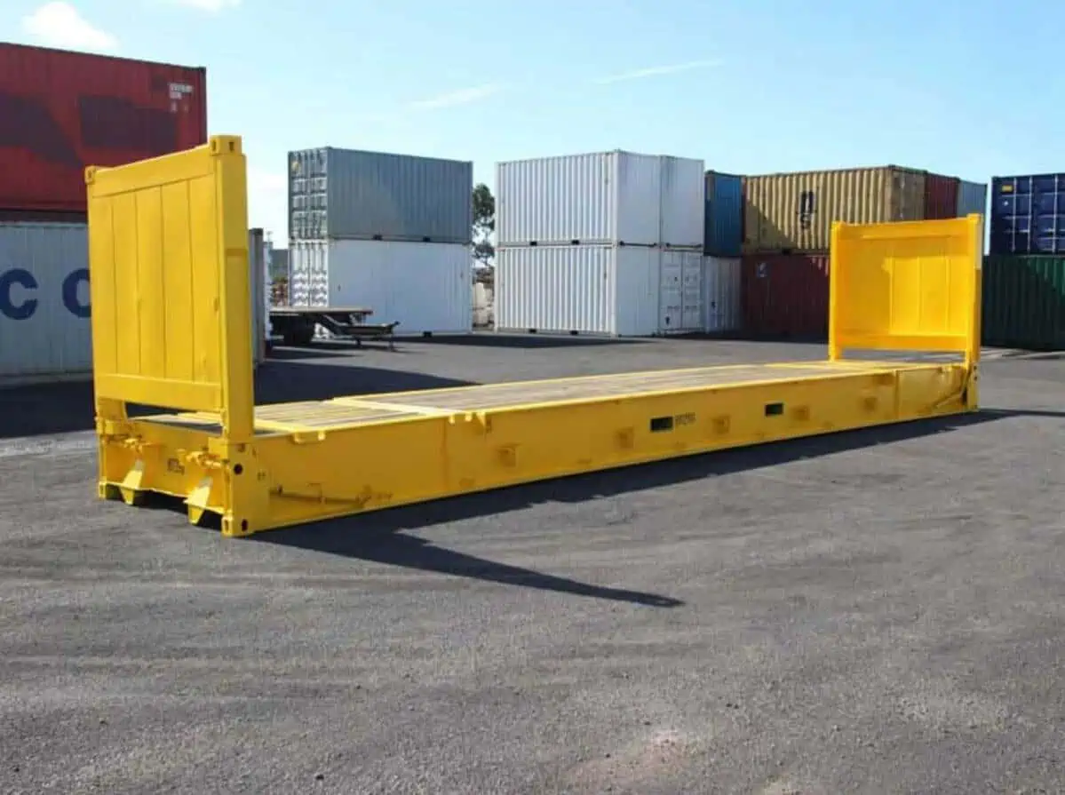 Container 20 feet Foot Feat Rack