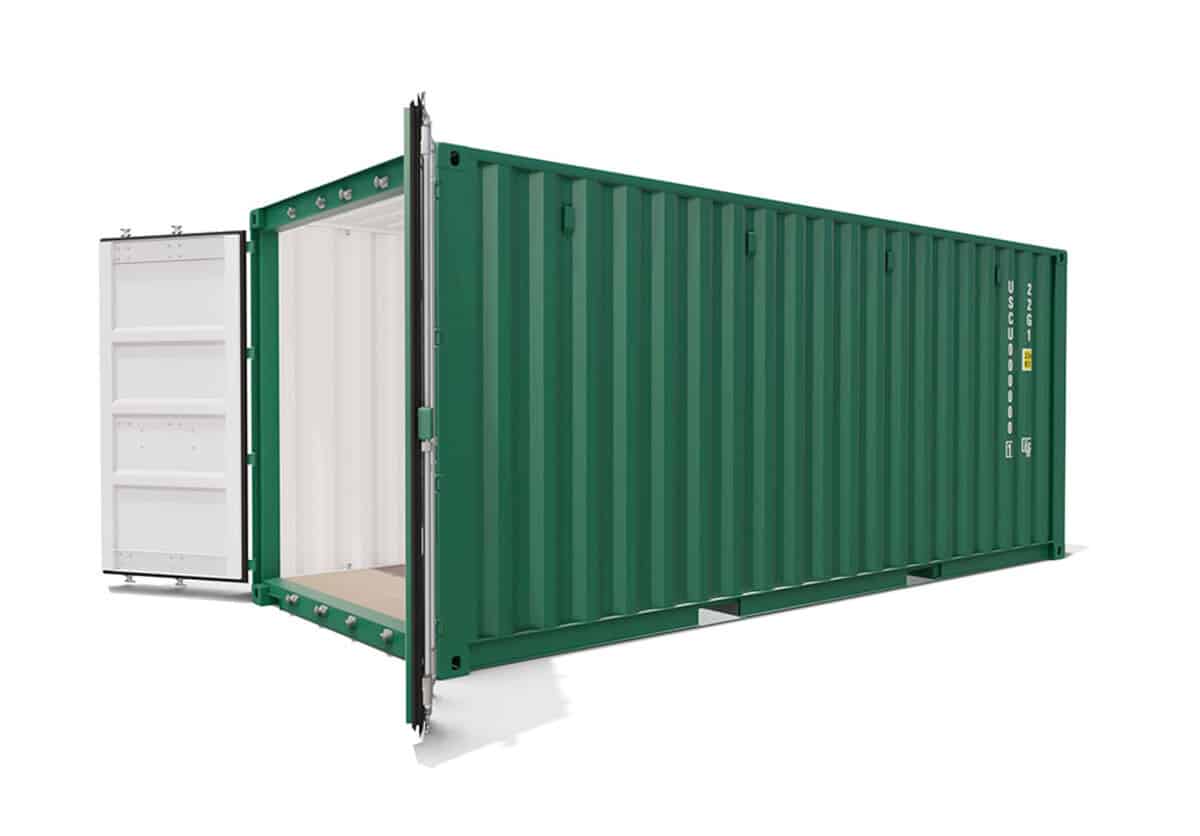container 20 feet cu 5