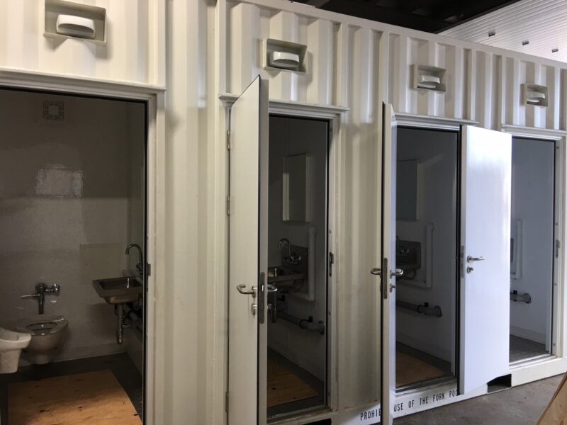 container toilet 20 feet 7