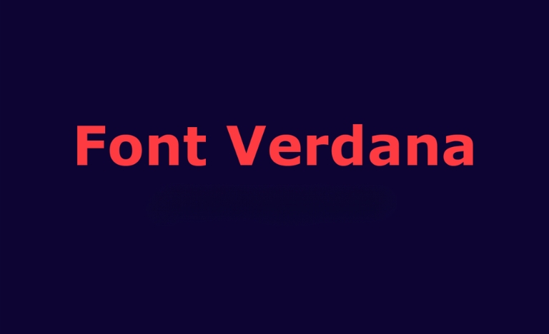 font verdana việt hóa