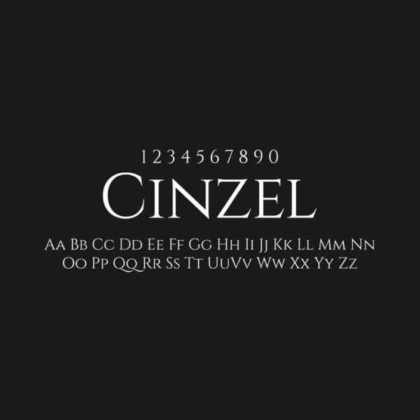 cinzel font