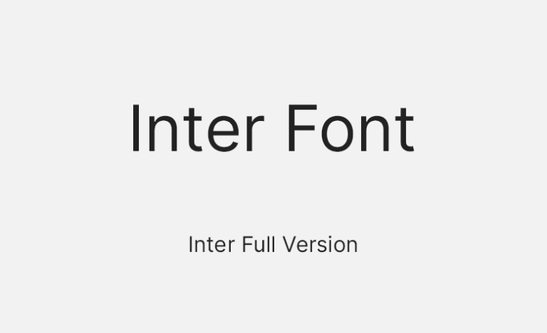 download font inter