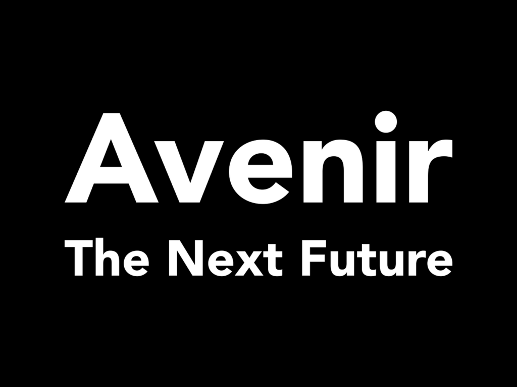 font avenir