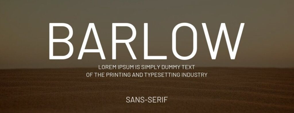 font barlow việt hóa