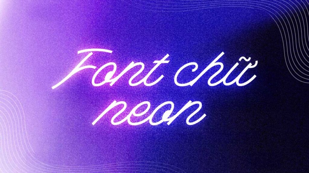 font chữ led neon