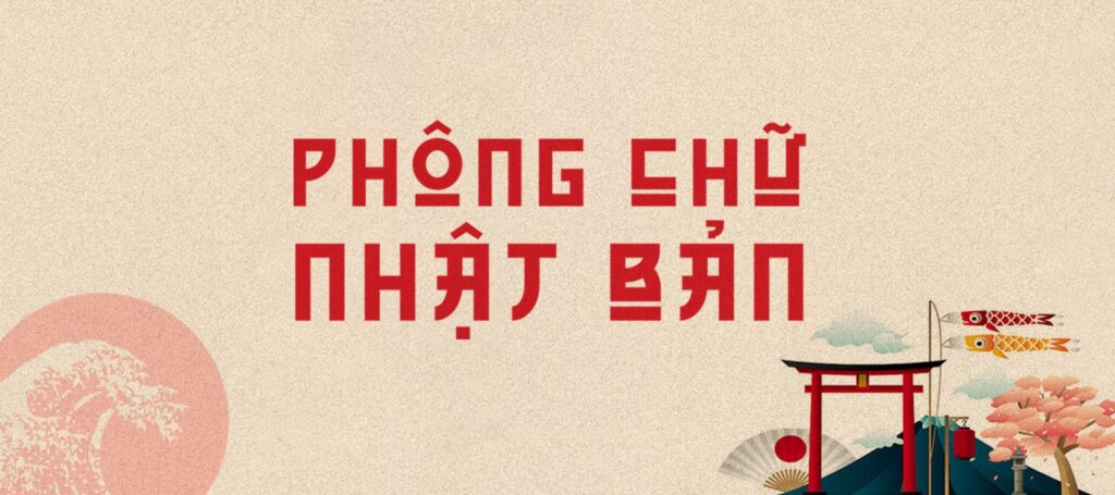 font chữ nhật bản