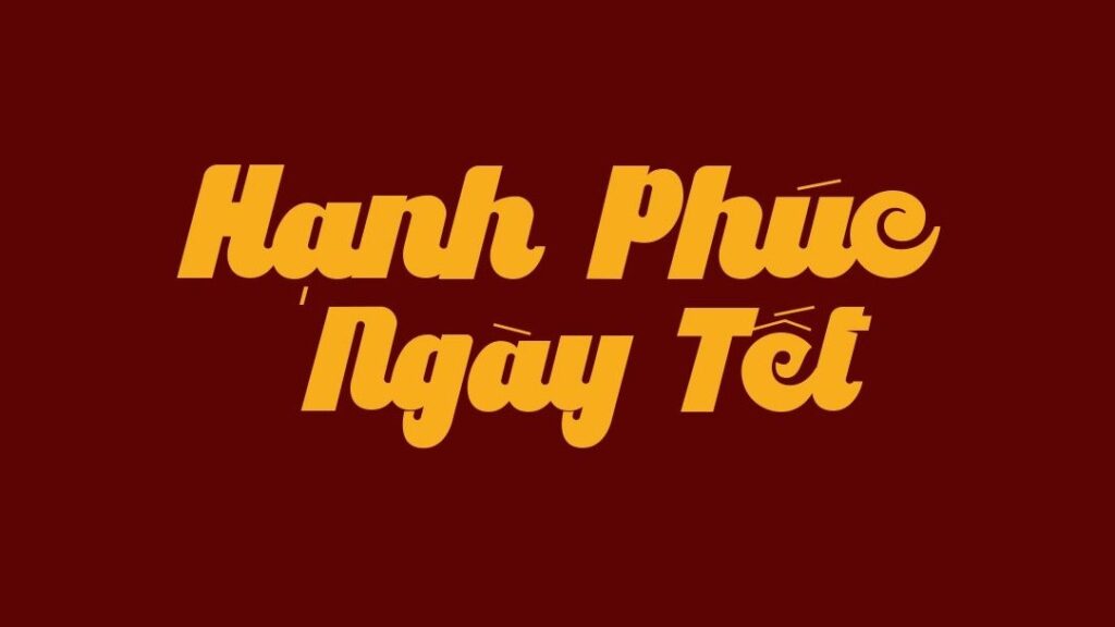 font chữ tết