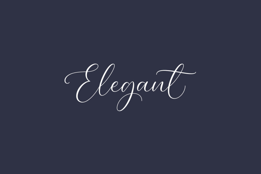 font elegant việt hóa