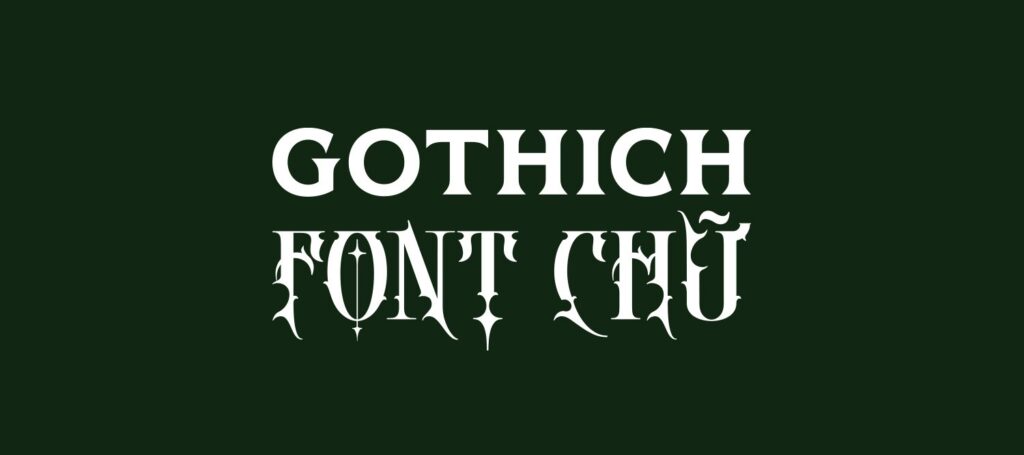 font gothic việt hóa