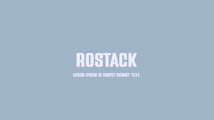 font rostack
