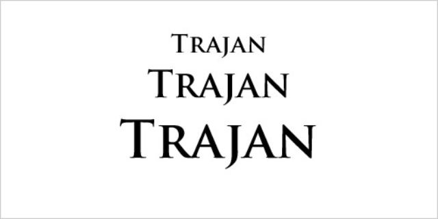 font trajan pro việt hóa