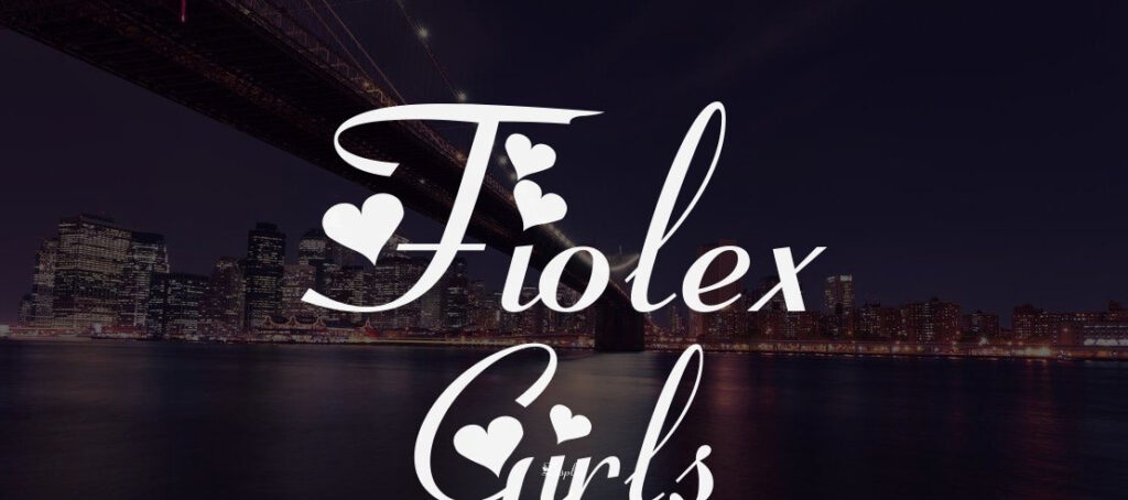 Font uvf fiolex girl