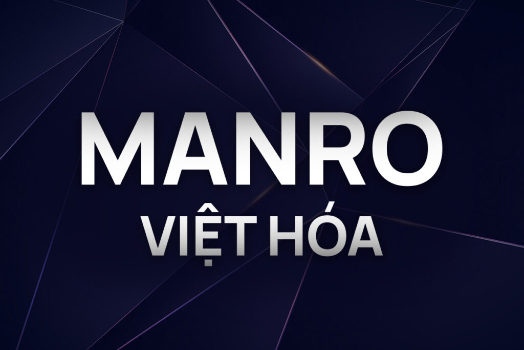 manrope font việt hóa