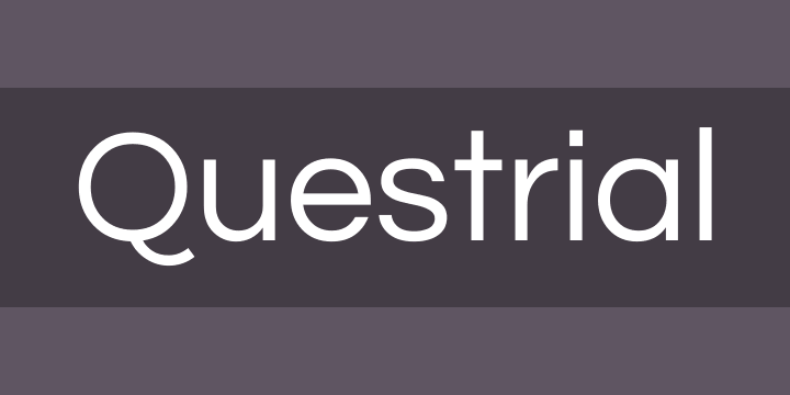 Questrial font Việt hóa